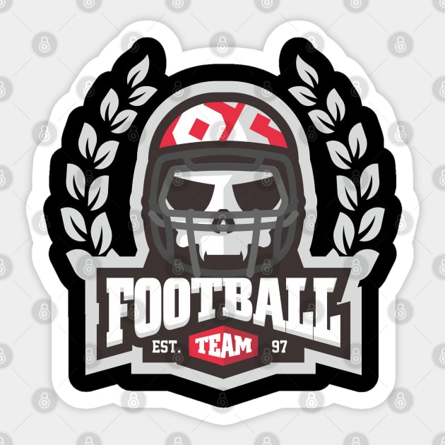 SKULL-V2 Sticker by TEENIE DESIGN